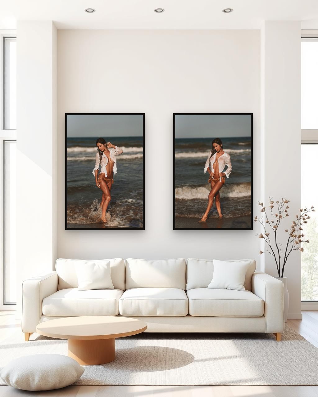Saltwater diptych · Arenales — Soul in Prints