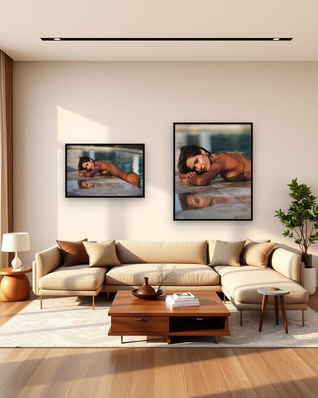 Reflection diptych · Aqua — Soul in Prints